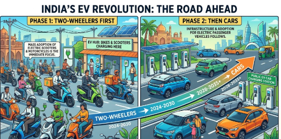 India&rsquo;s EV Revolution Will Run on Two Wheels First, Then Cars